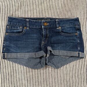 Express Denim Blue Women's Shorts. Size 6.
